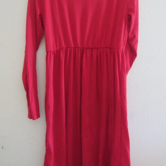 Red long Sleeve dress Size S - Picture 6 of 6